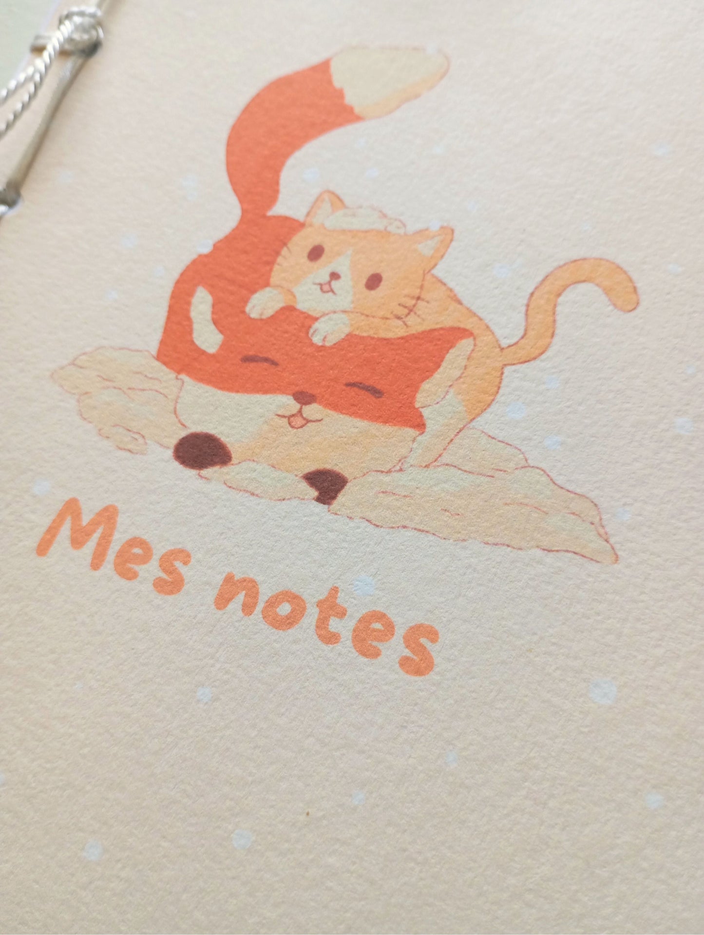 Carnet -  Jouer dans la neige
