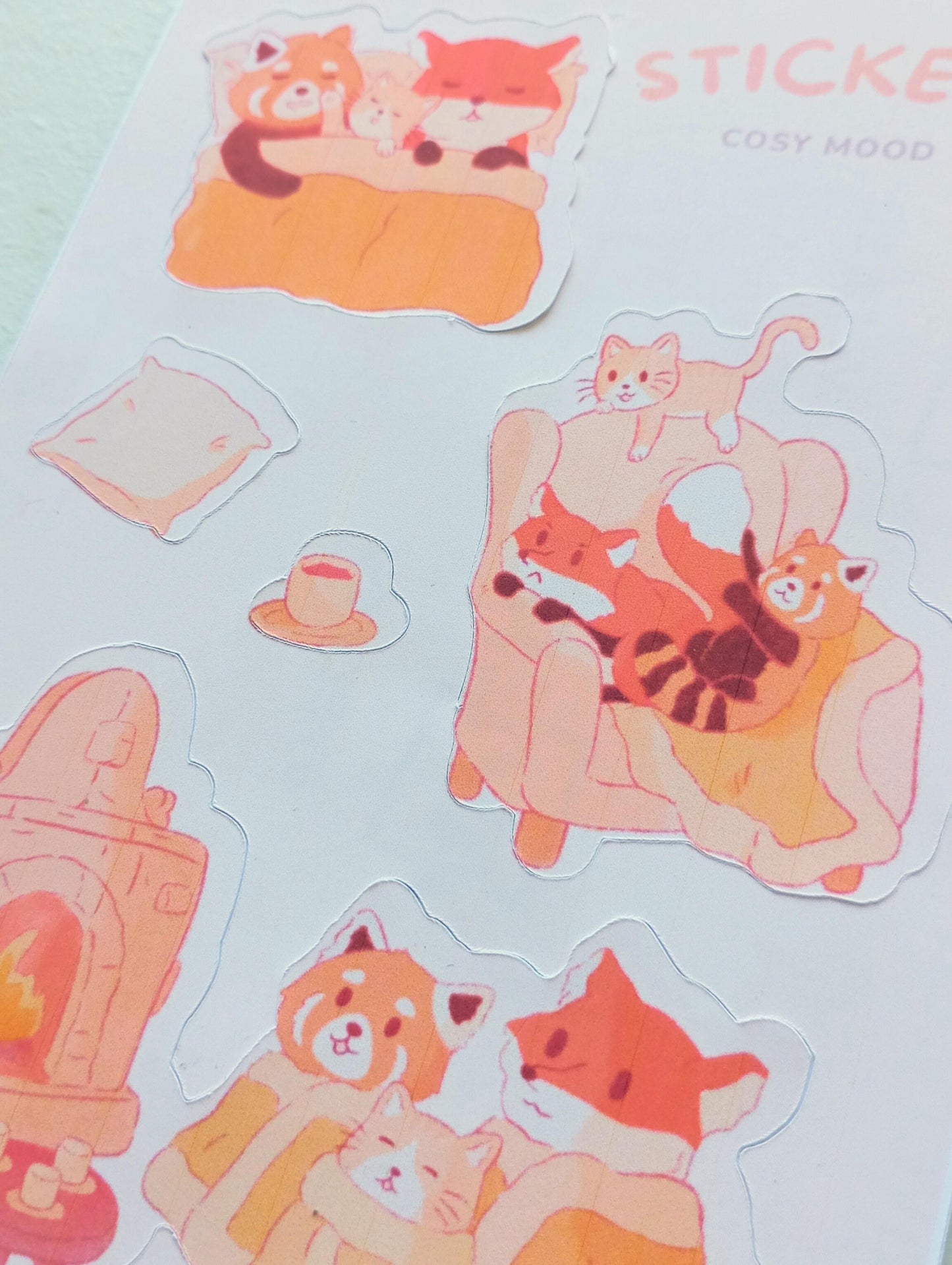 Feuille de stickers - Cosy mood