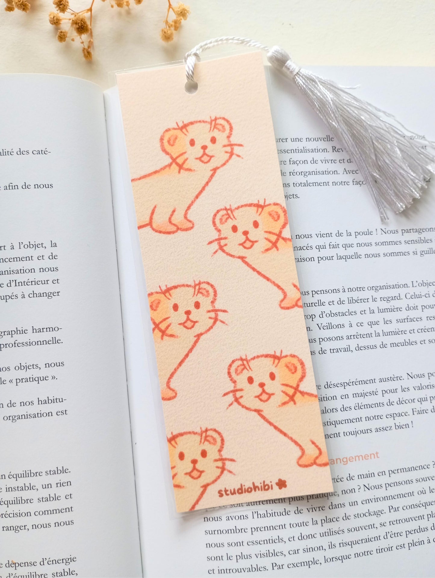 Marque-page - Belette d'hiver