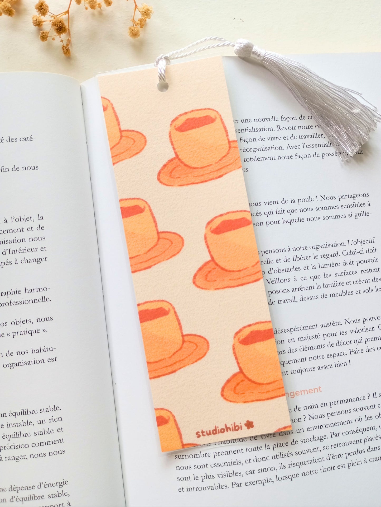 Marque-page - Tasses