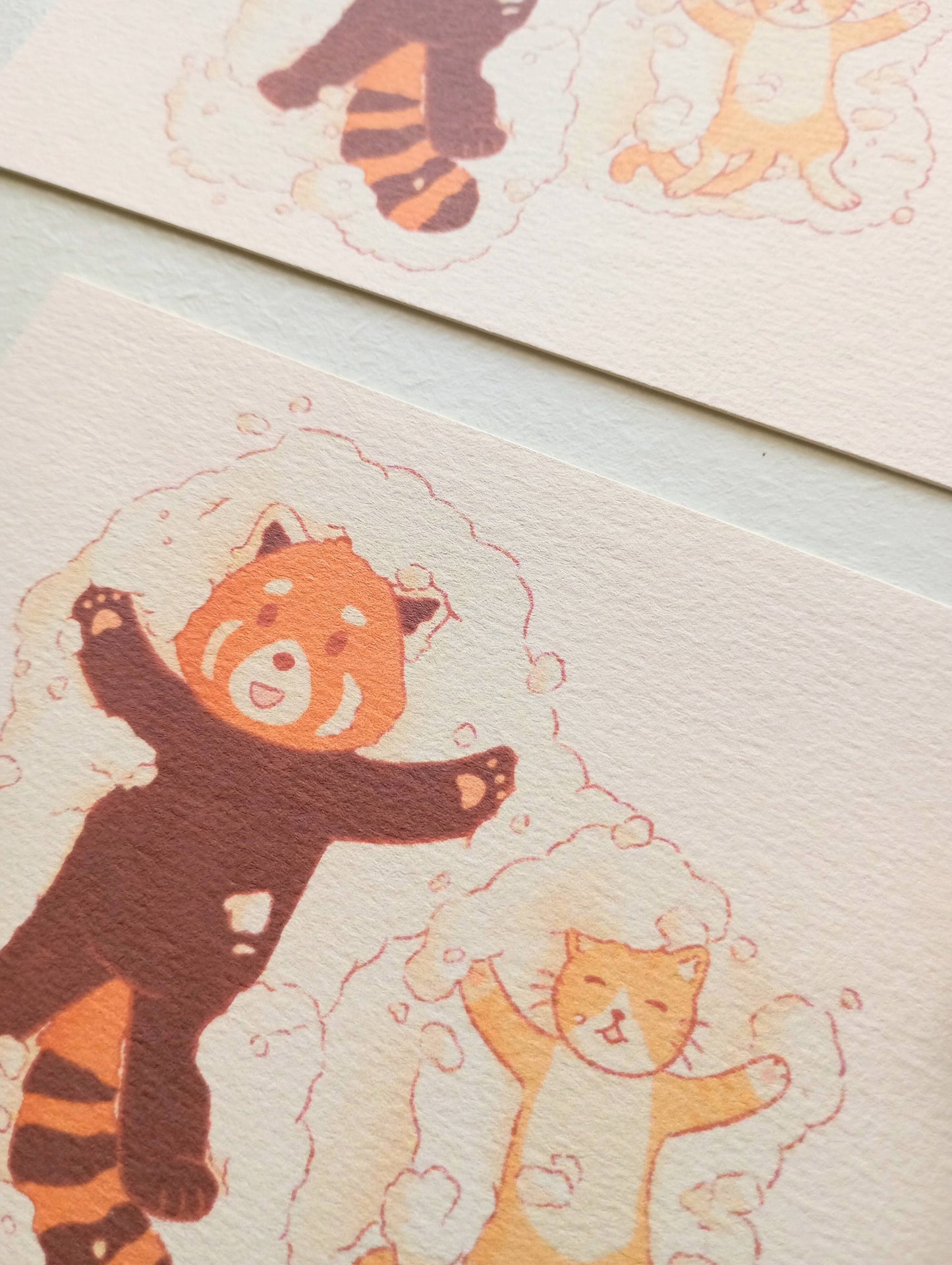 Mini print - Anges de neige