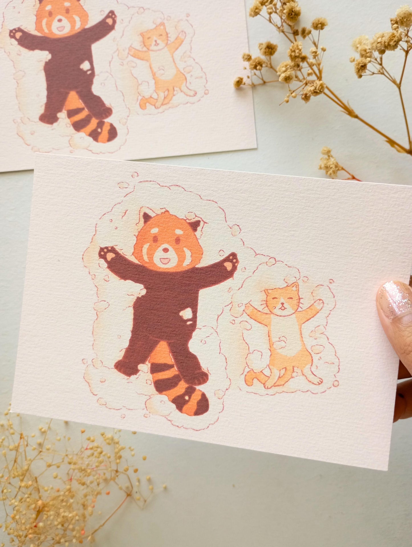 Mini print - Anges de neige
