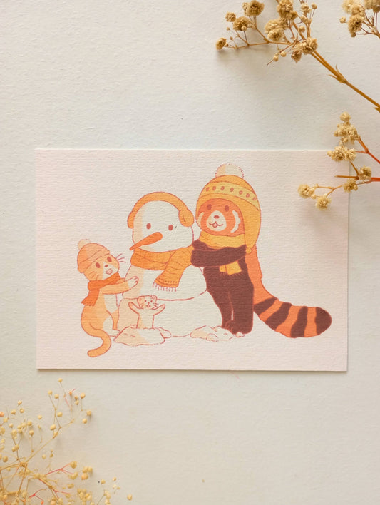 Mini print - Bonhomme de neige