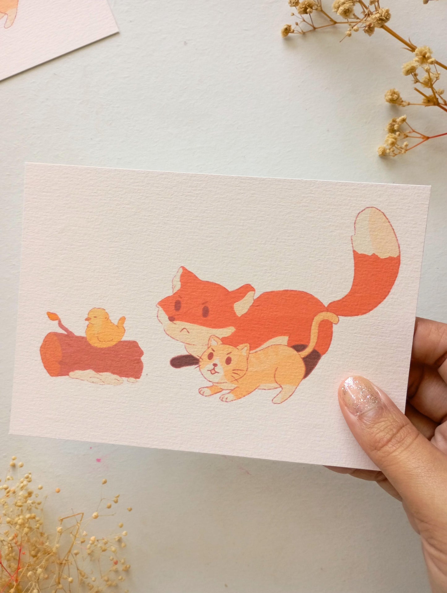 Mini print - Chasse oiseau