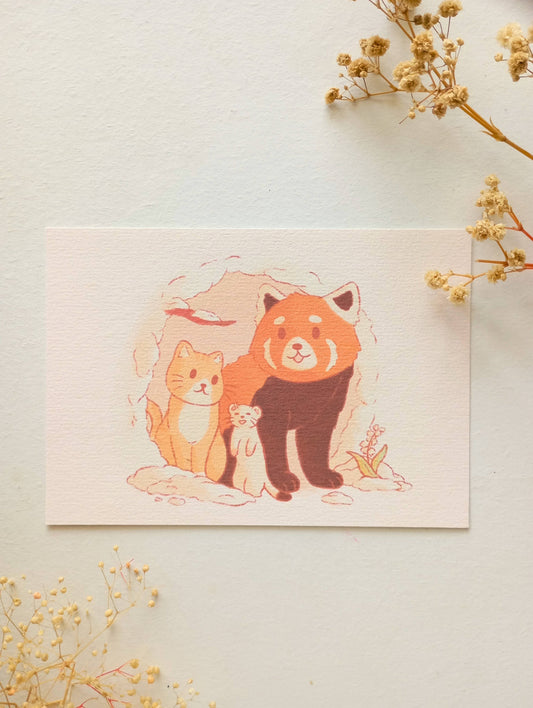 Mini print - Dans le terrier