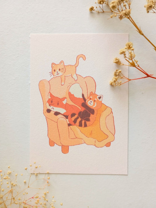 Mini print - Fauteuil cosy