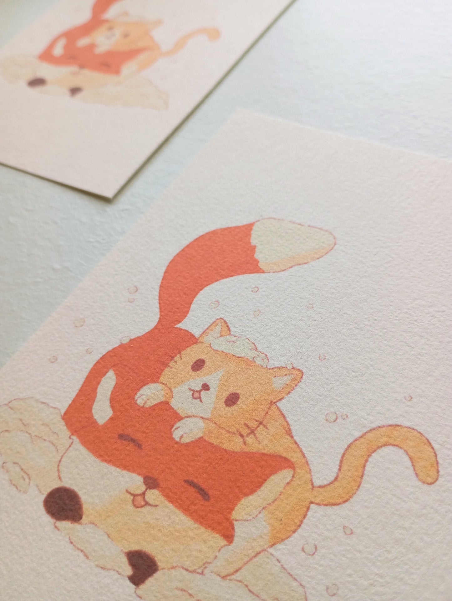 Mini print - Jouer dans la neige
