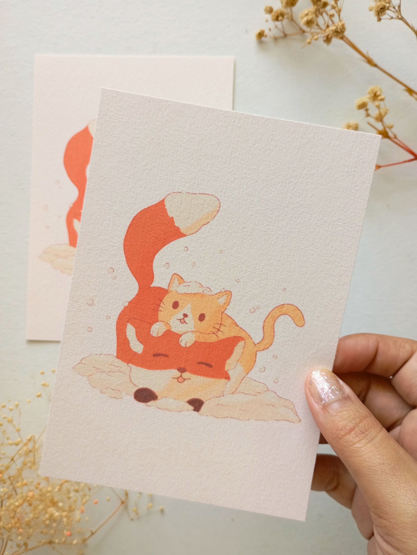Mini print - Jouer dans la neige