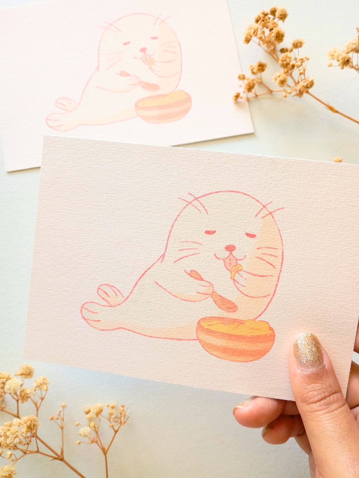 Mini print - Petit phoque cuisine
