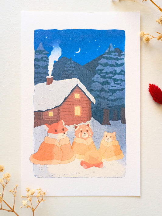 Print - Hiver cosy