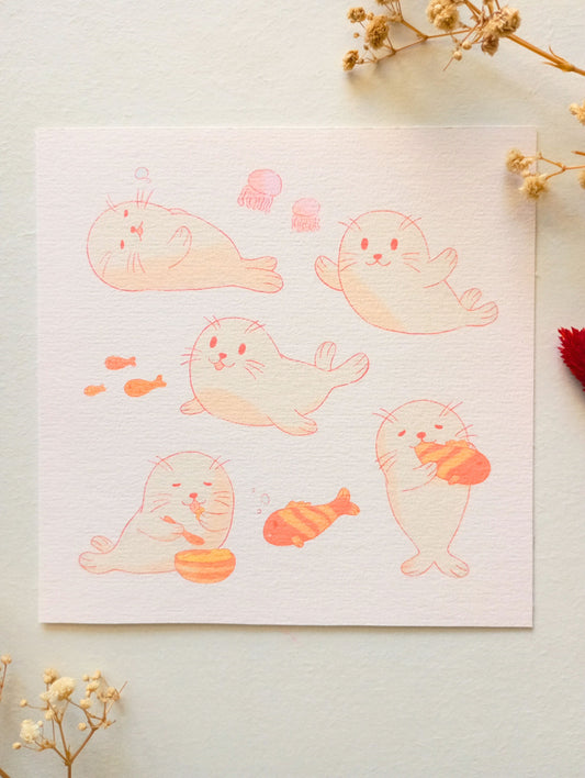 Print - Petit phoque