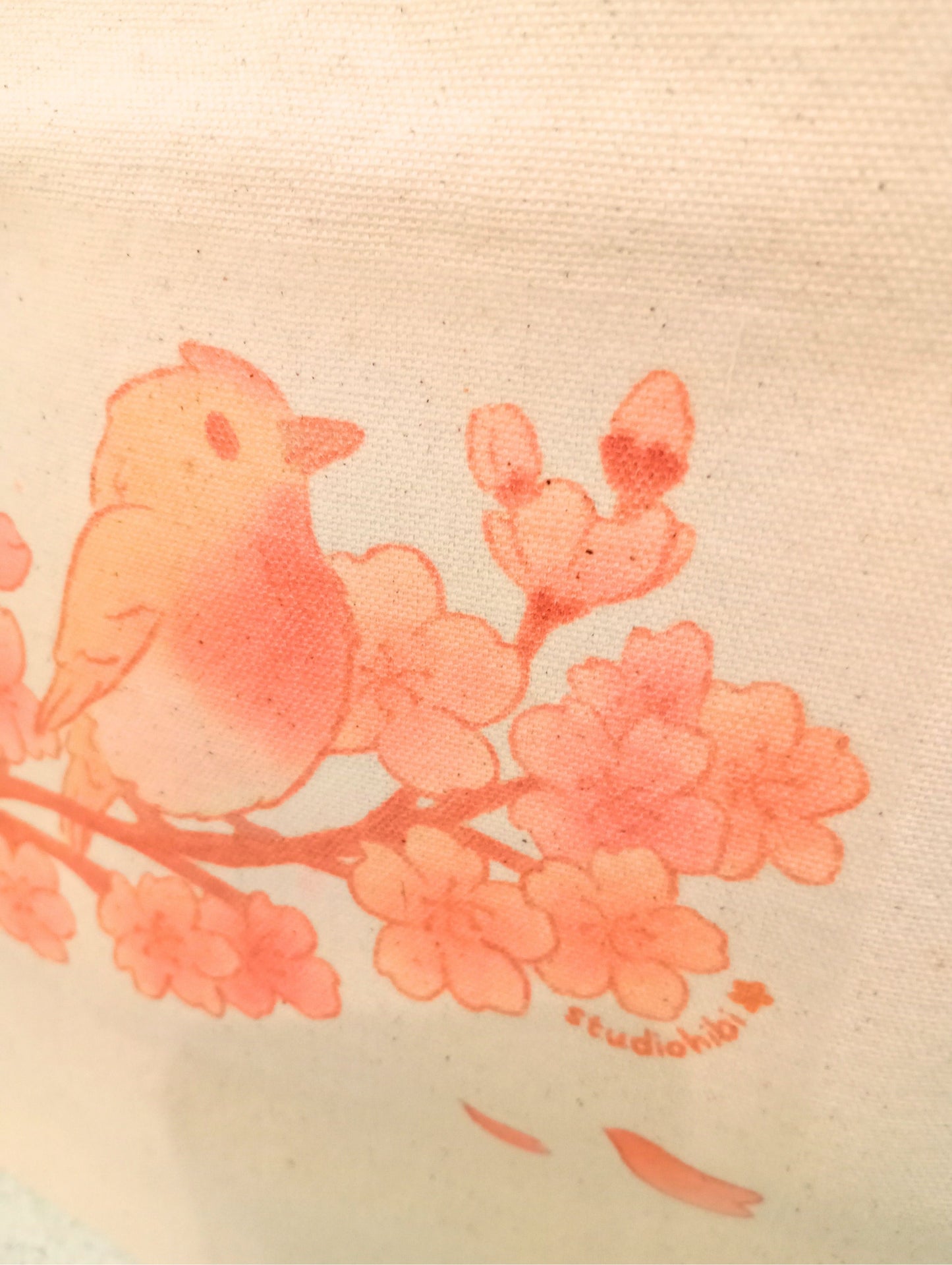 Tote bag - Oiseau Sakura