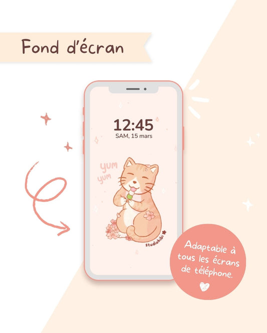 Fond d'écran portable - Chat Dango