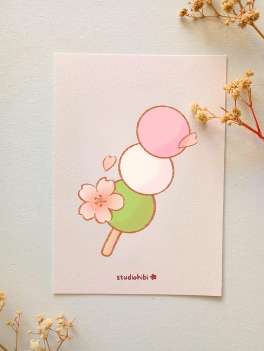 Mini print - Dango Sakura