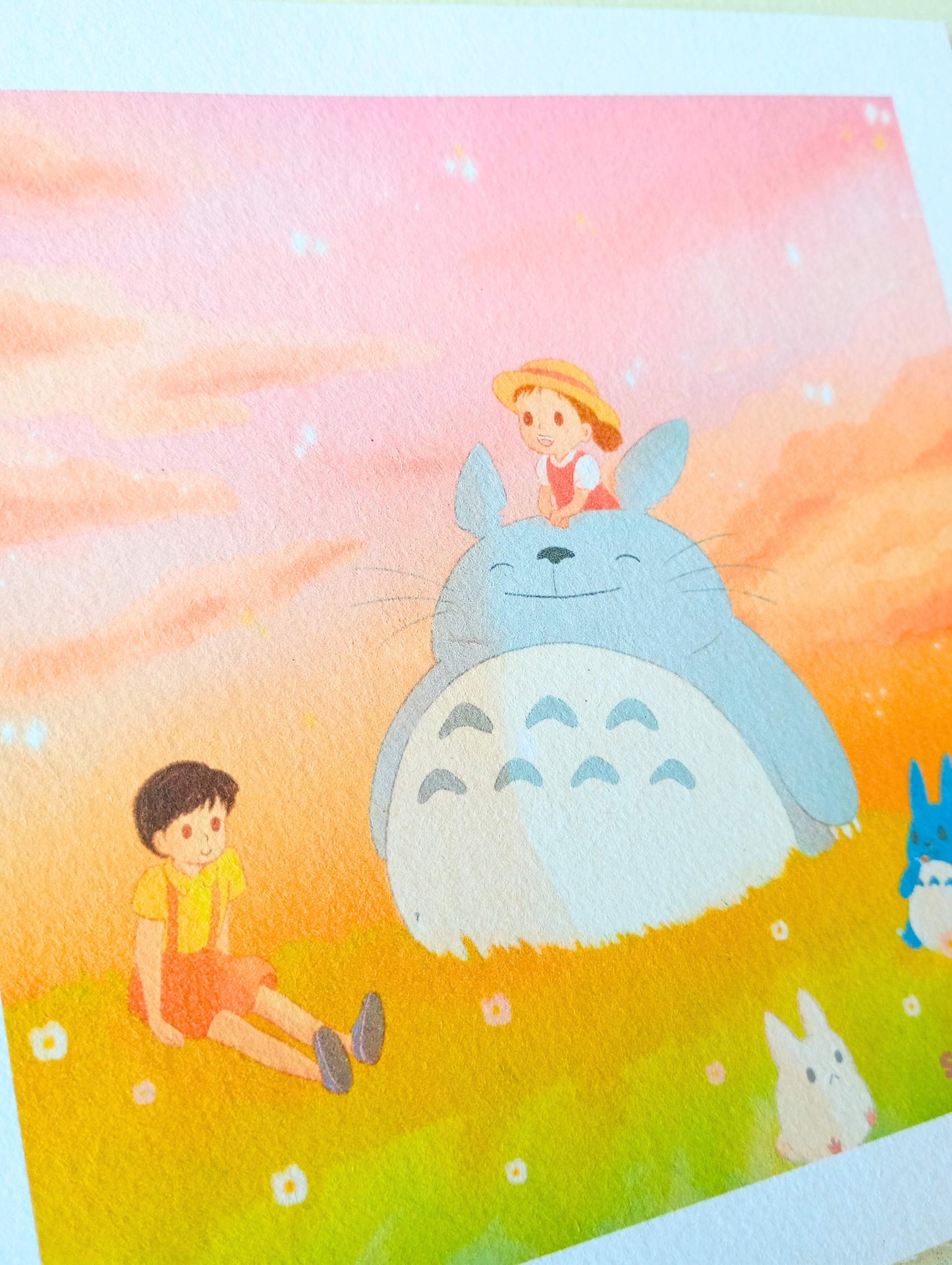 Print - Totoro au crépuscule