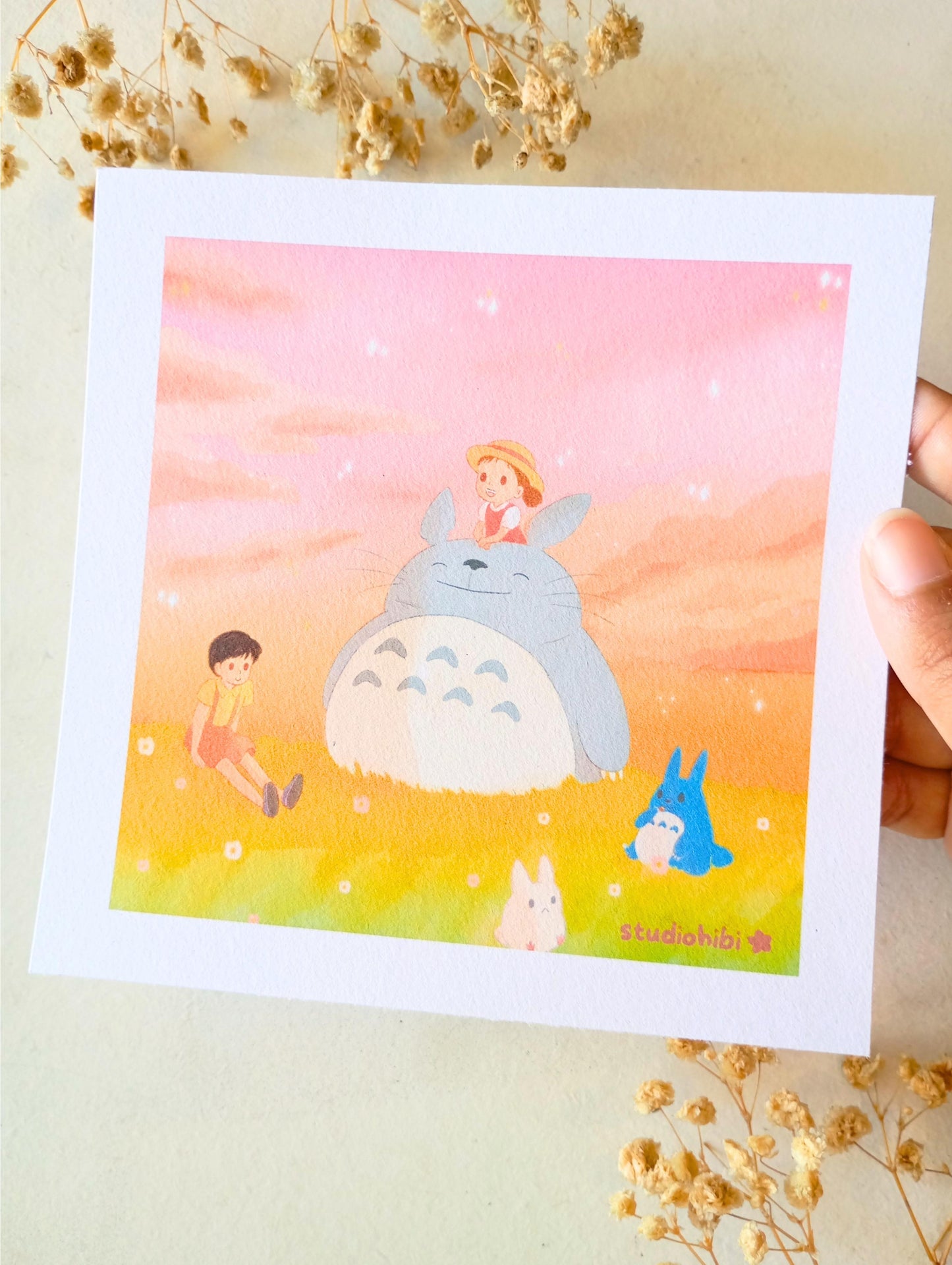 Print - Totoro au crépuscule