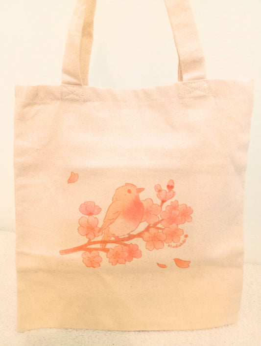 Tote bag - Oiseau Sakura